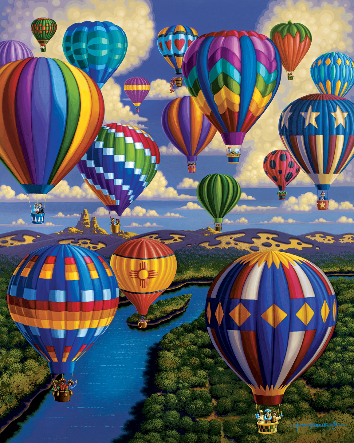 Balloon Festival | 210 Piece Personal Puzzle