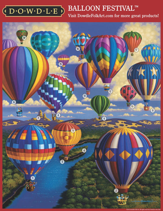 Balloon Festival Canvas Gallery Wrap