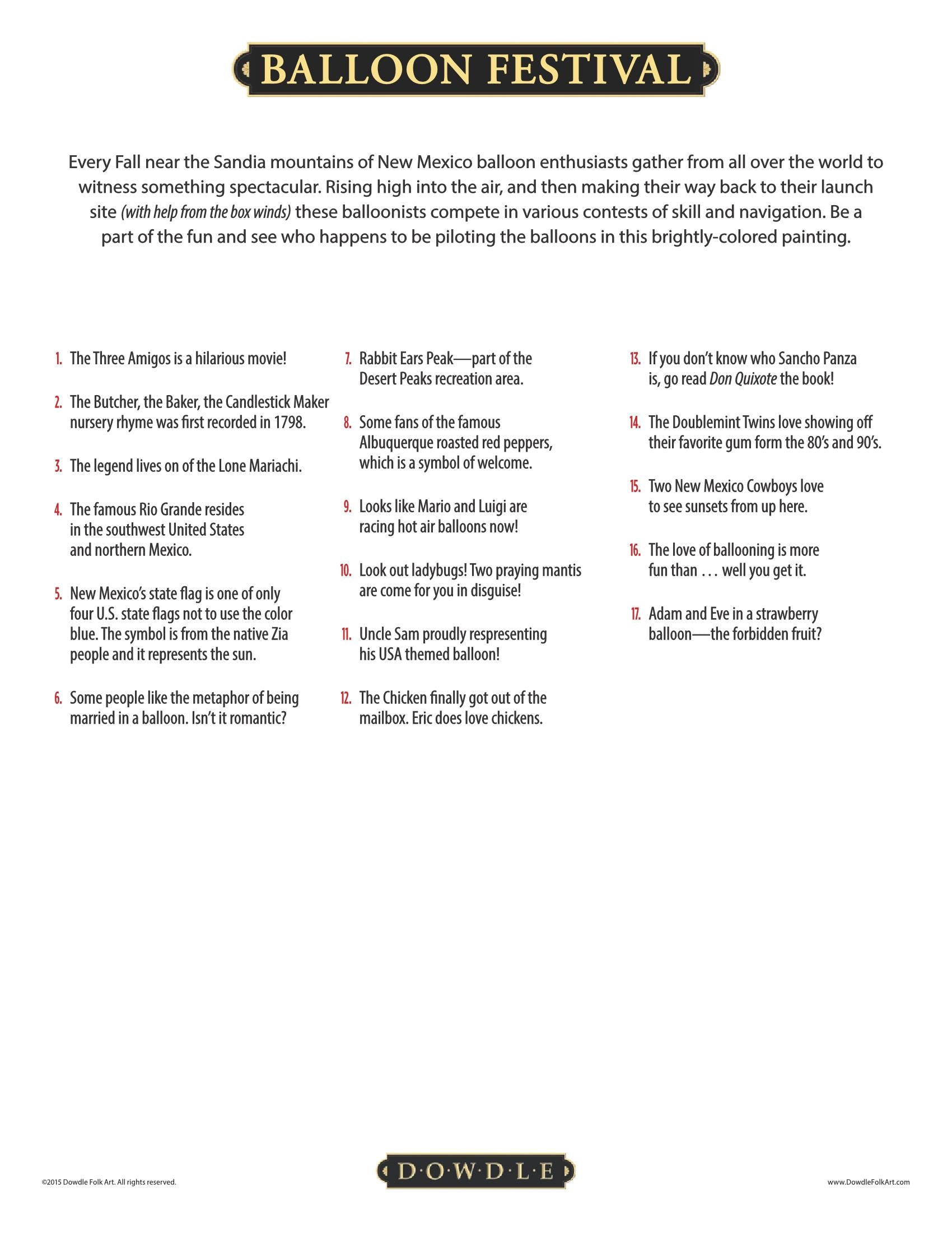 Balloon Festival Canvas Gallery Wrap