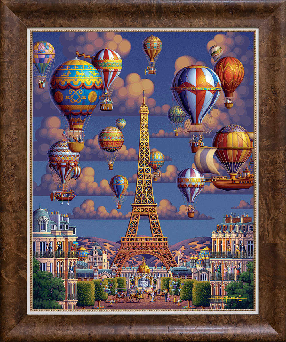Balloons Over Paris Fine Art
