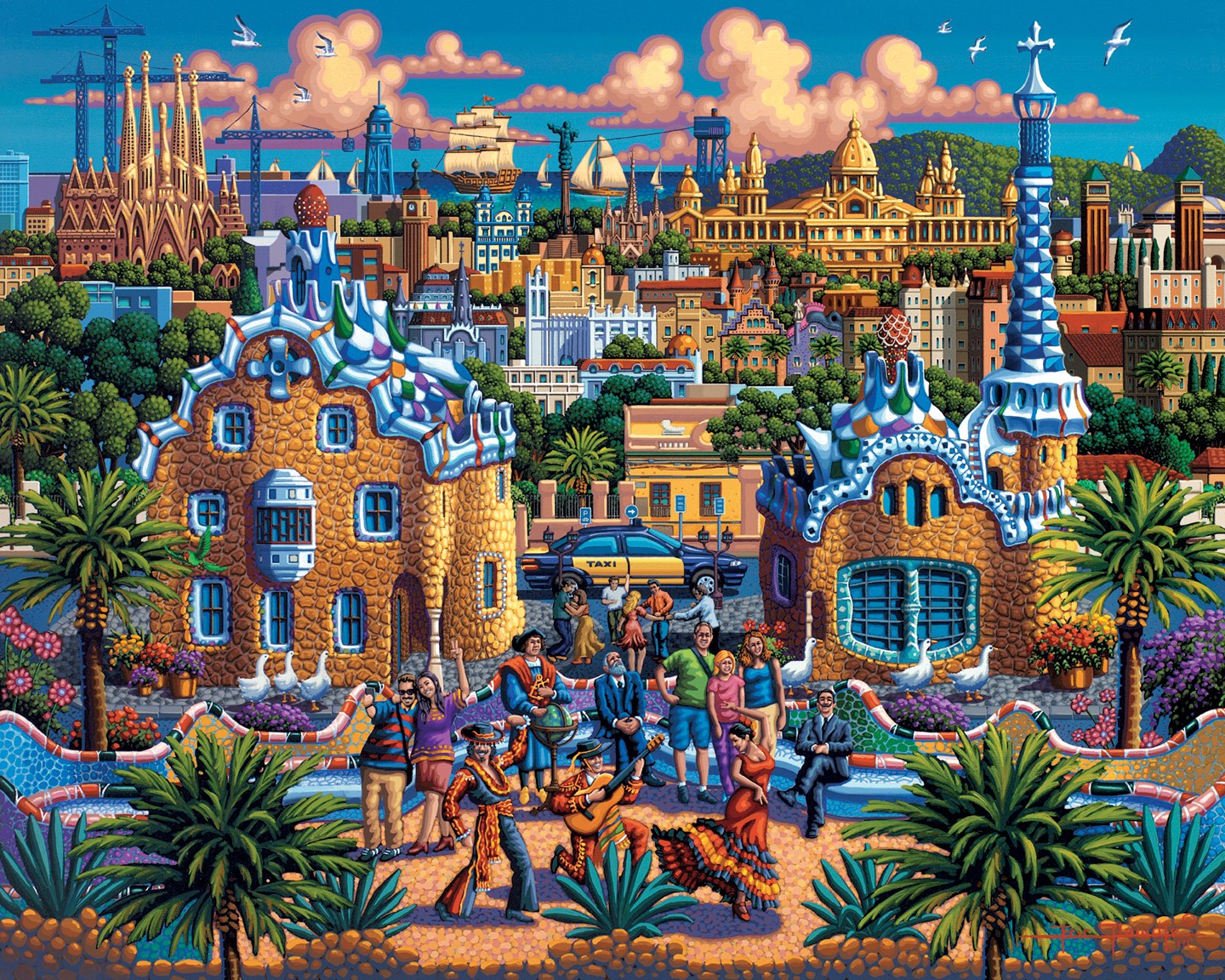 Barcelona Canvas Gallery Wrap