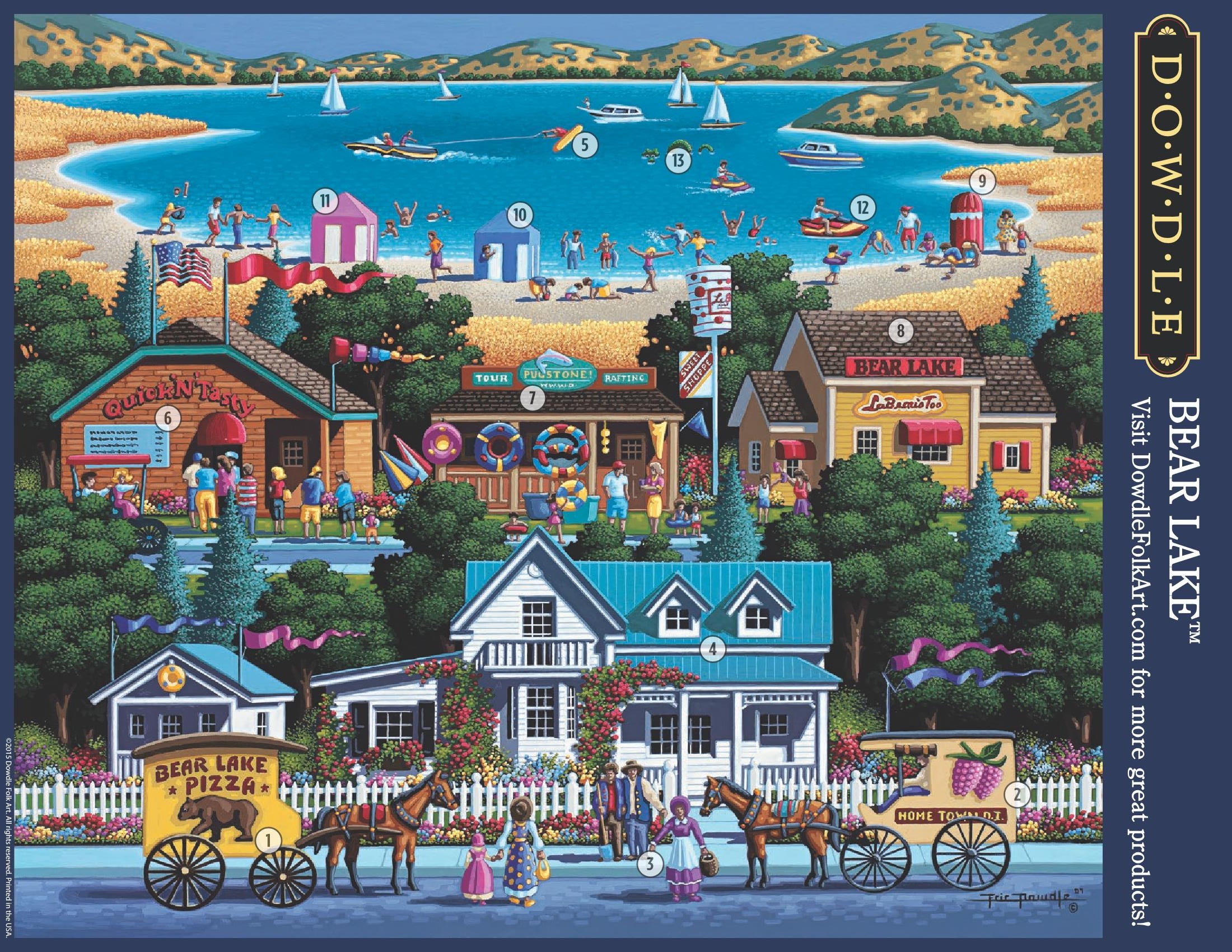 Bear Lake Canvas Gallery Wrap