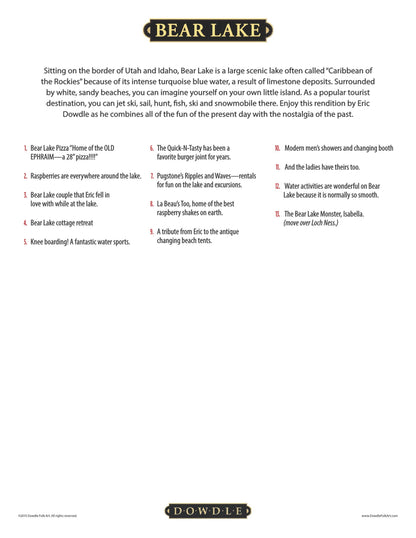 Bear Lake Canvas Gallery Wrap