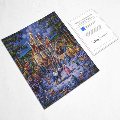 Beauty and the Beast Finding Love Art Print