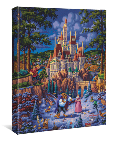 Beauty and the Beast Finding Love Gallery Wrap Canvas