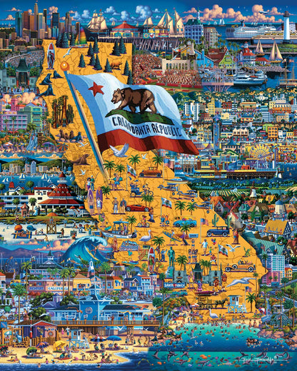 Best of Southern California - Mini Puzzle - 250 Piece