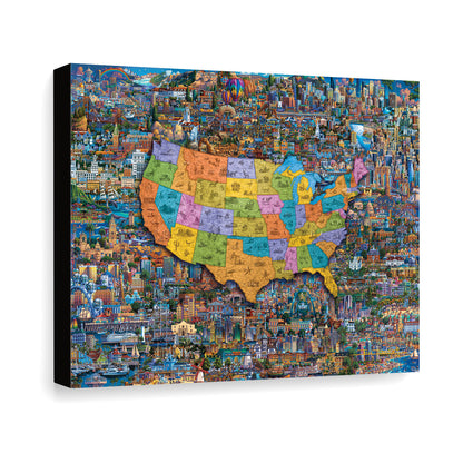 Best of America - Canvas Gallery Wrap