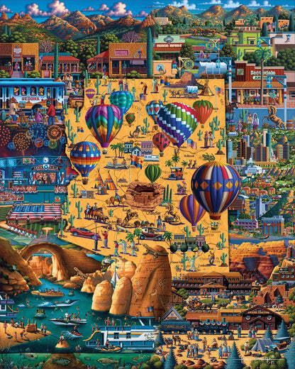 Best of Arizona - Wooden Puzzle