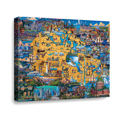 Best of Canada Canvas Gallery Wrap