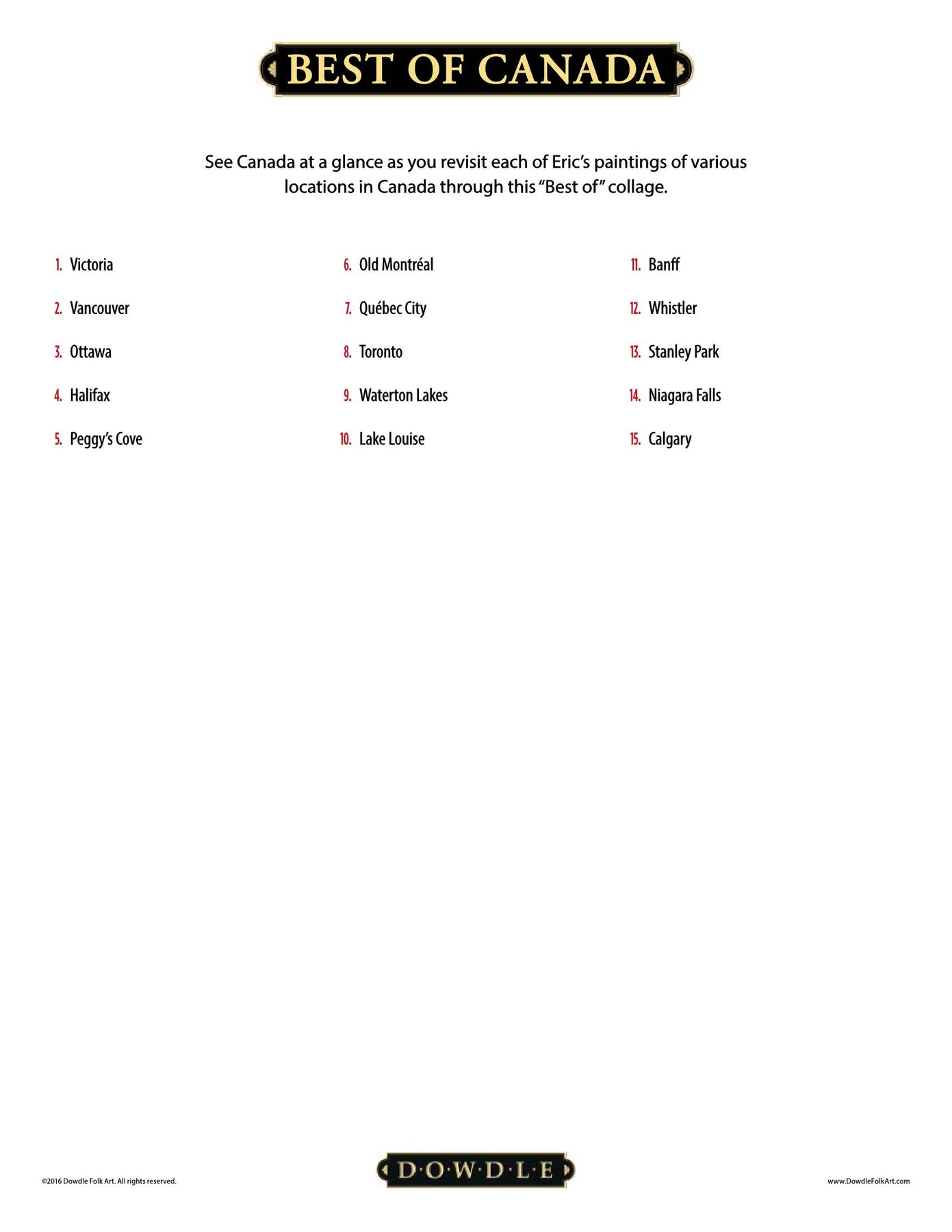 Best of Canada - 1000 Piece Dowdle Jigsaw Puzzle best-of-canada-1000-piece-dowdle-jigsaw-puzzle