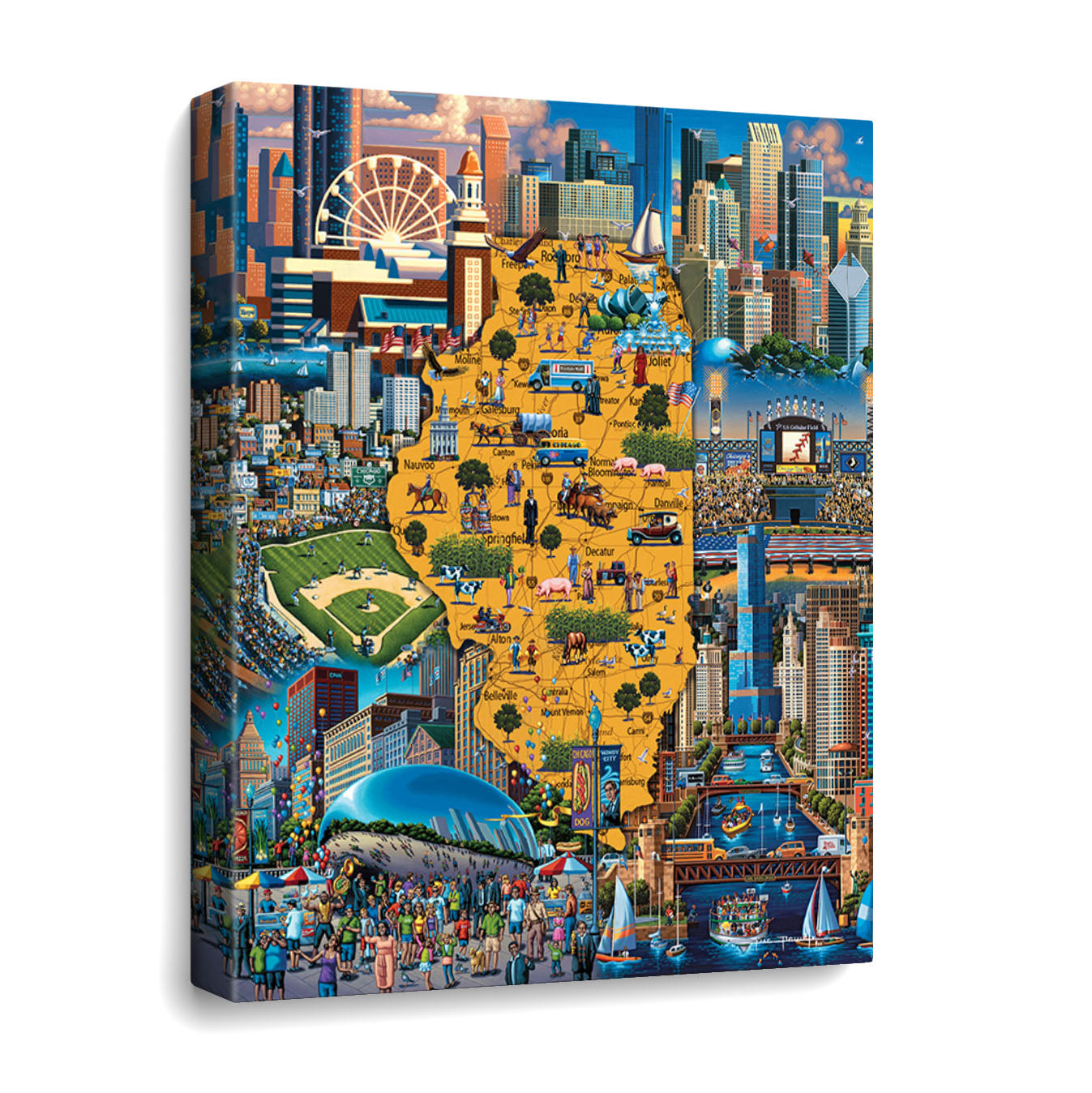Best of Chicago Canvas Gallery Wrap