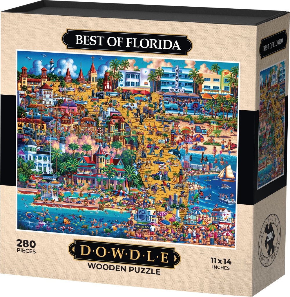 Best of Florida - Wooden Puzzle