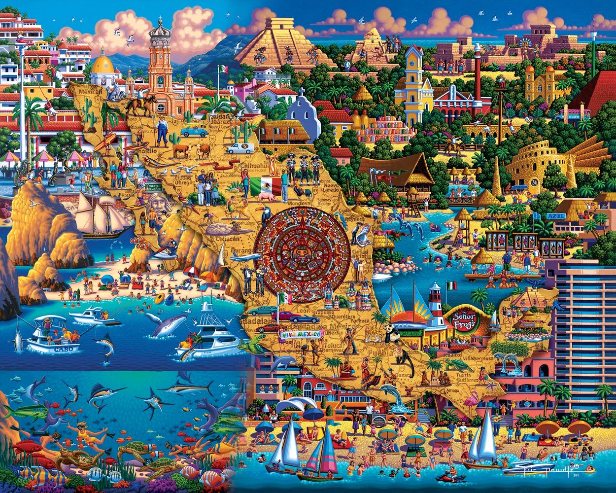 Best of Mexico - Wooden Puzzle