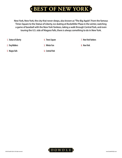 Best of New York Canvas Gallery Wrap