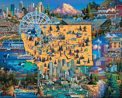 Best of Seattle - Wooden Puzzle