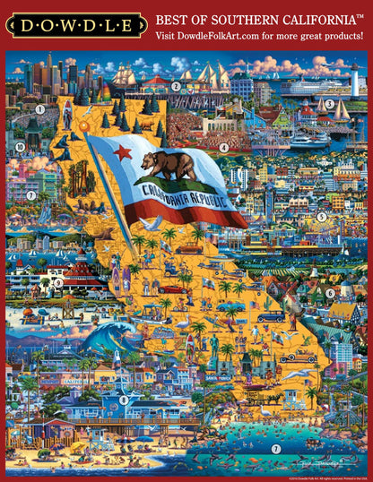 Best of Southern California - Mini Puzzle - 250 Piece