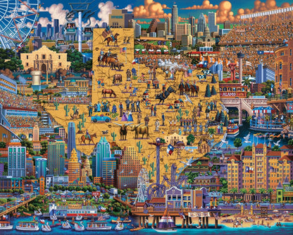 Best of Texas - Wooden Puzzle