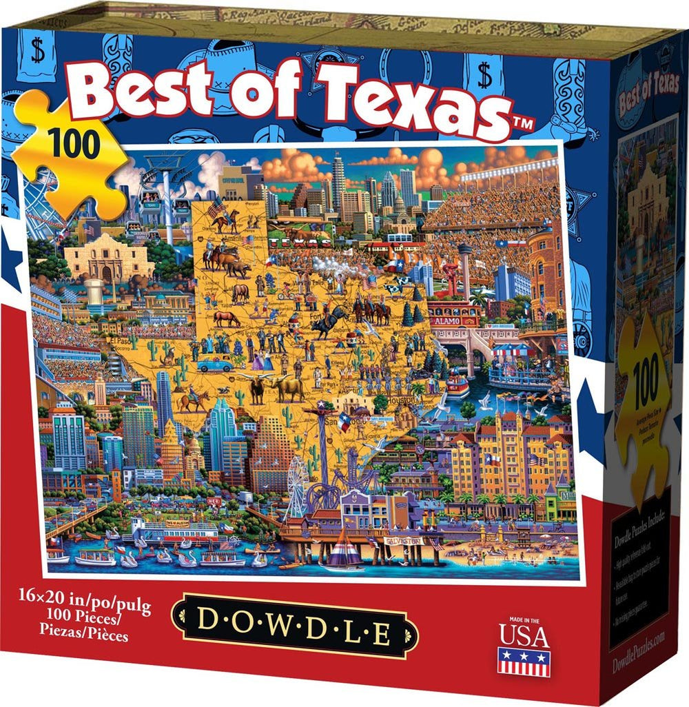 Best of Texas  | 100 Piece Dowdle Jigsaw Puzzle