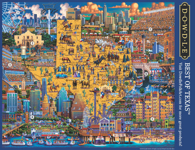 Best of Texas  | 100 Piece Dowdle Jigsaw Puzzle