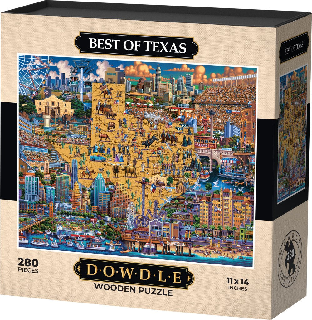 Best of Texas - Wooden Puzzle