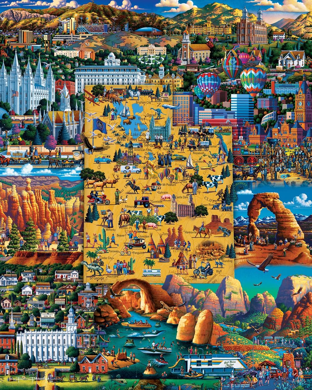 Best of Utah - Wooden Puzzle