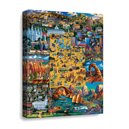Best of Utah Canvas Gallery Wrap
