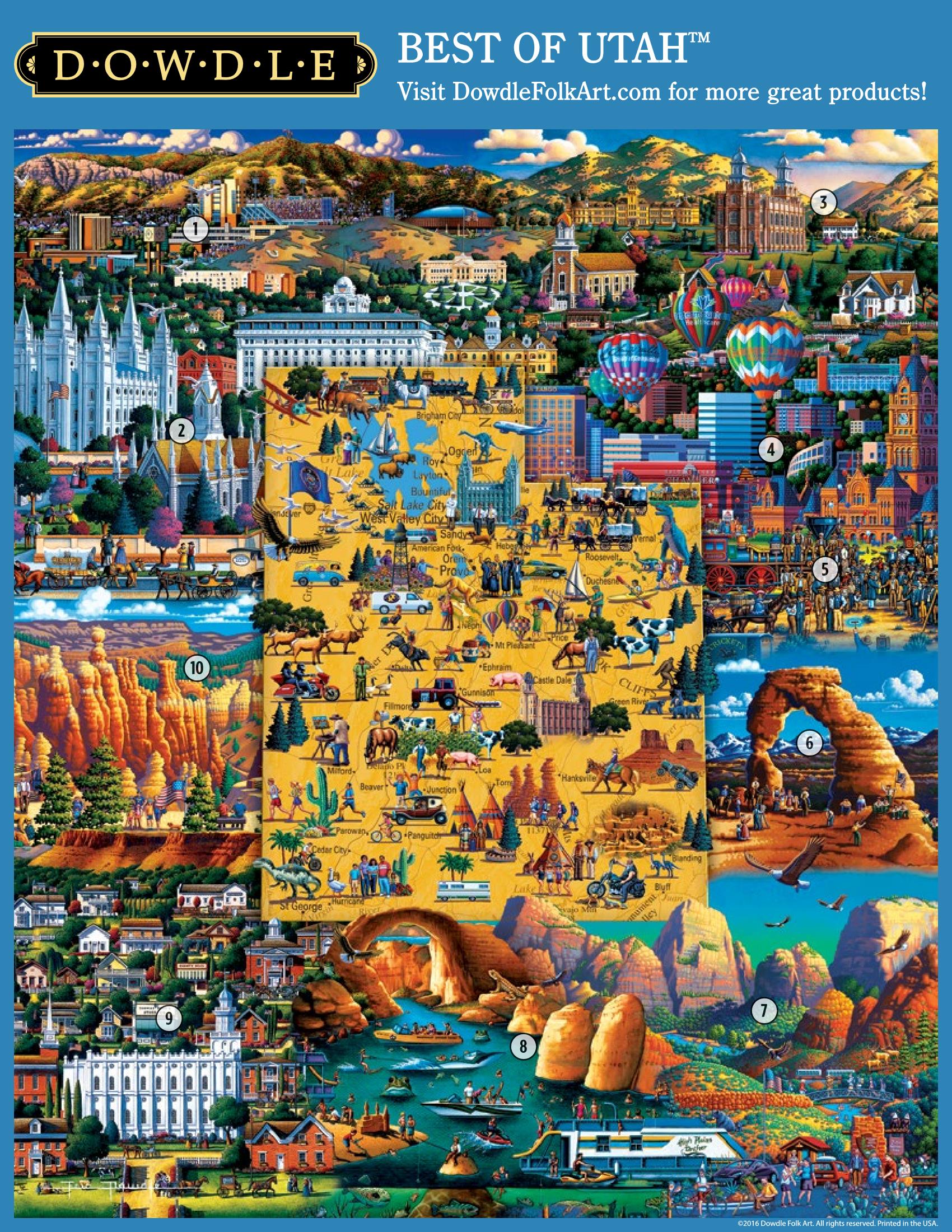 Best of Utah Canvas Gallery Wrap