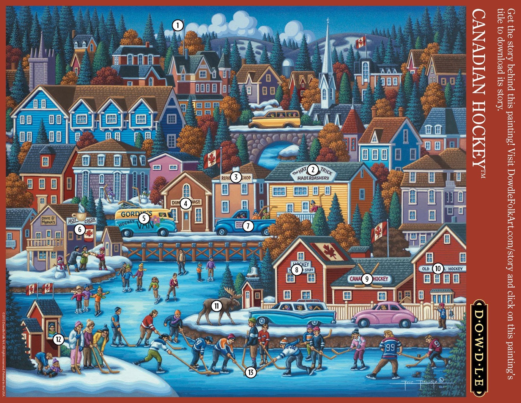 Canadian Hockey | 100 Piece Dowdle Jigsaw Puzzle