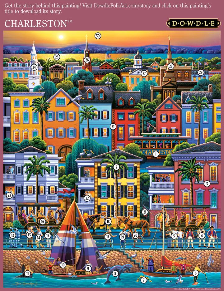 Charleston - Mini Puzzle - 250 Piece