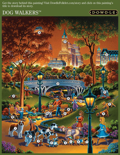 Dog Walkers - Mini Puzzle - 250 Piece