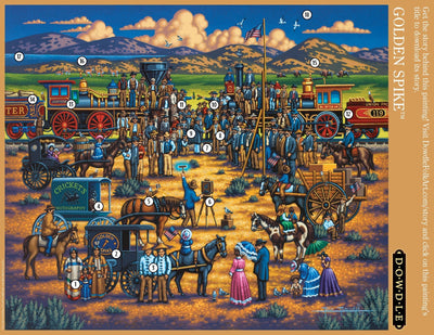 Golden Spike - Mini Puzzle - 250 Piece
