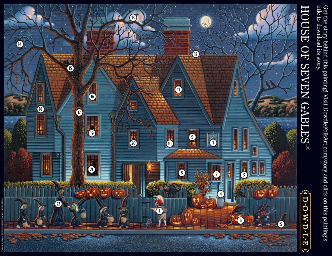 House of Seven Gables - Mini Puzzle - 250 Piece