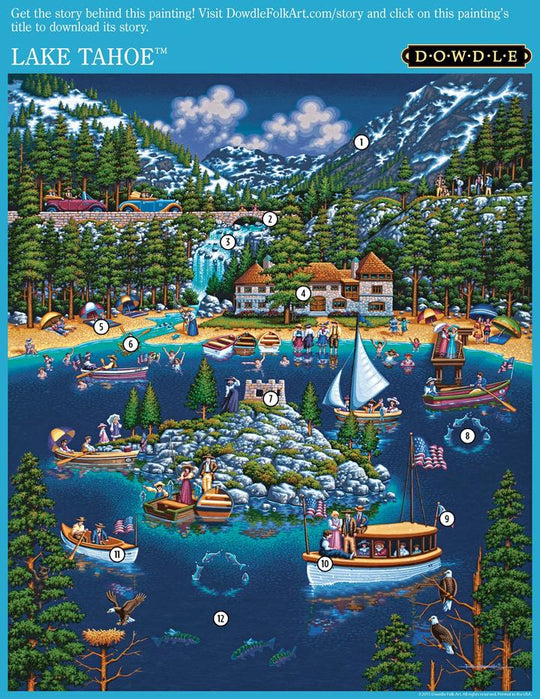 Lake Tahoe - Mini Puzzle - 250 Piece