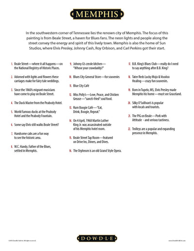 Memphis - Mini Puzzle - 250 Piece