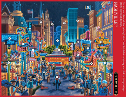 Nashville - Mini Puzzle - 250 Piece