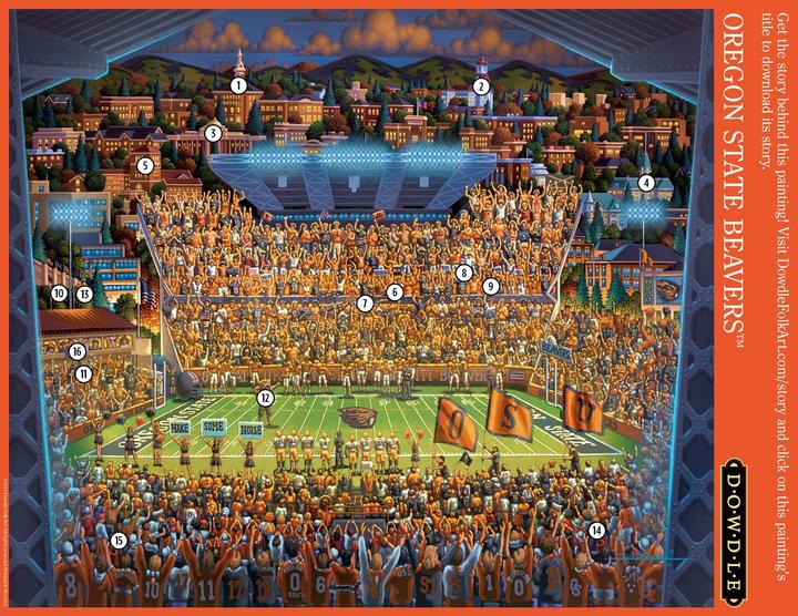 Oregon State Beavers - Mini Puzzle - 250 Piece