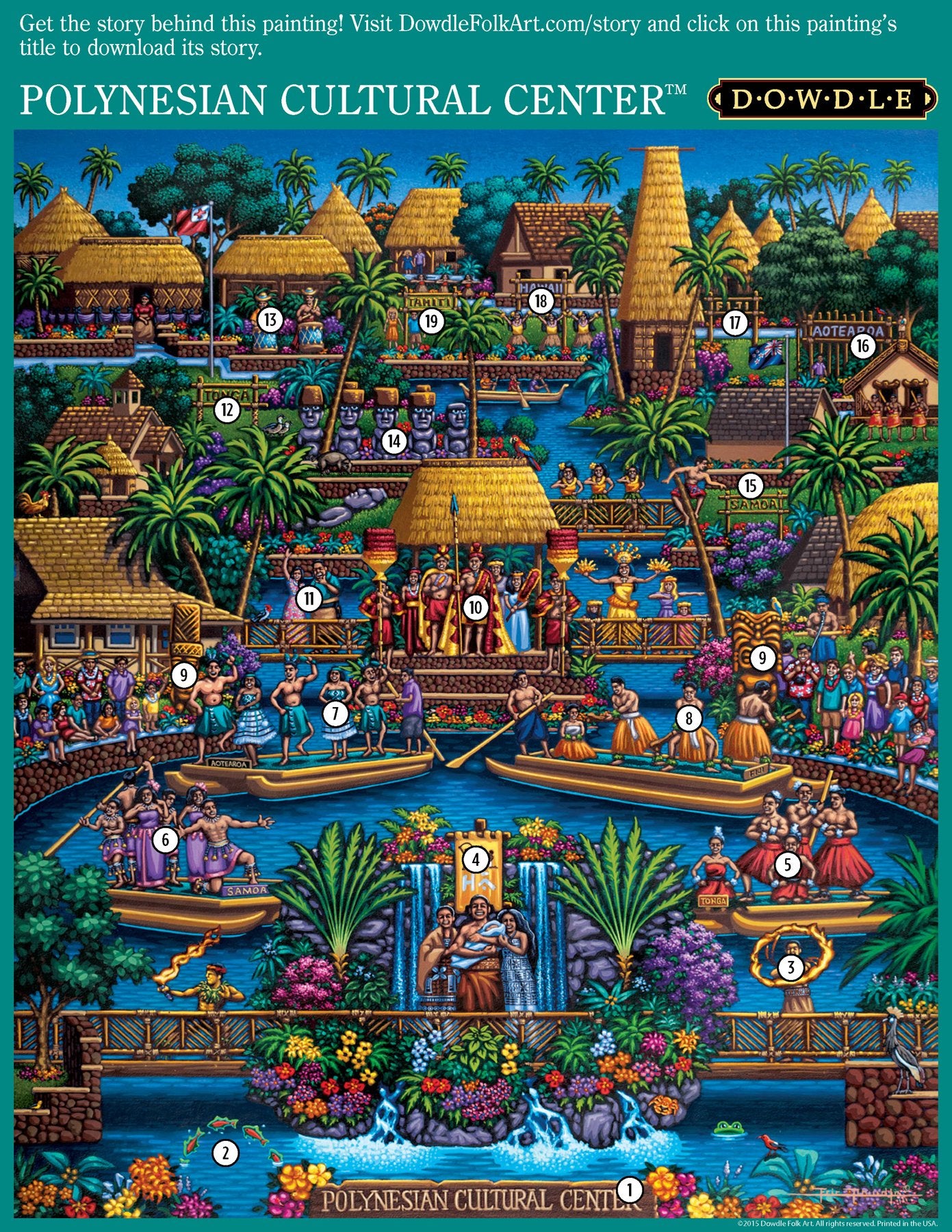 Polynesian Cultural Center | 500 Piece Dowdle Jigsaw Puzzle