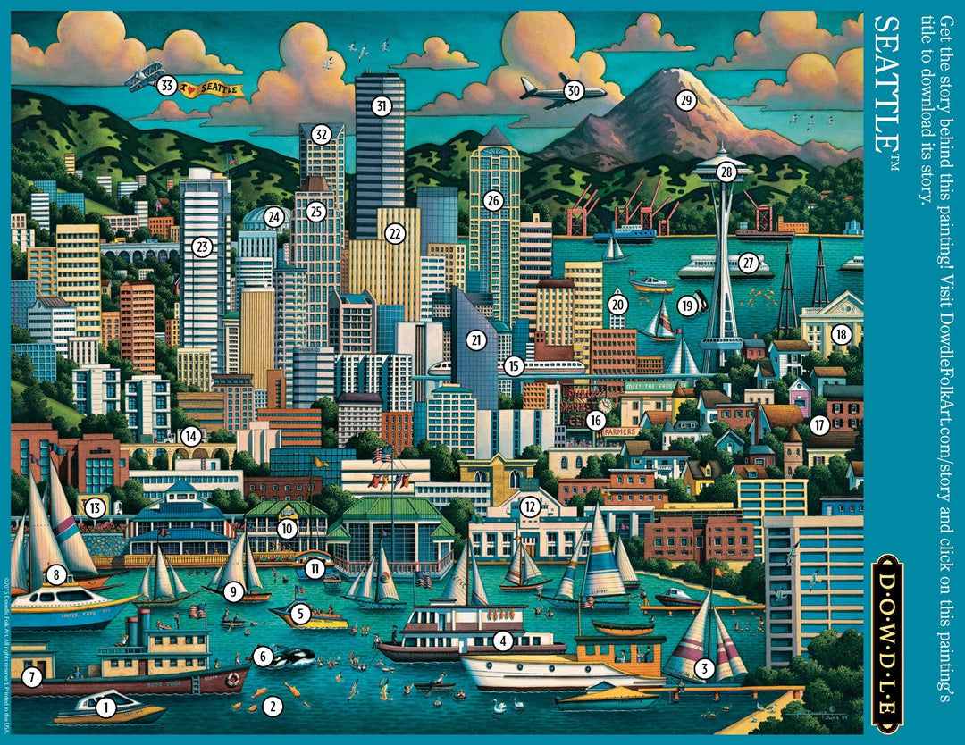 Seattle - 1000 Piece