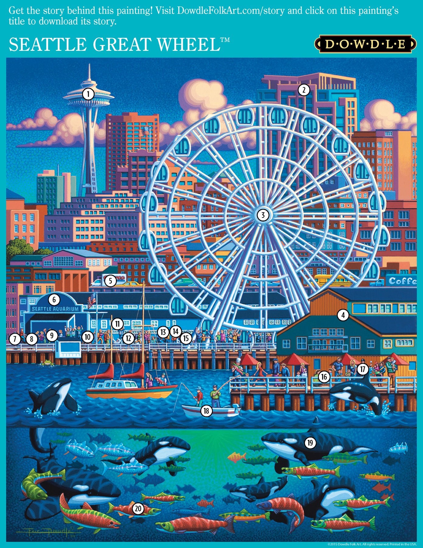 Seattle Great Wheel | 500 Piece