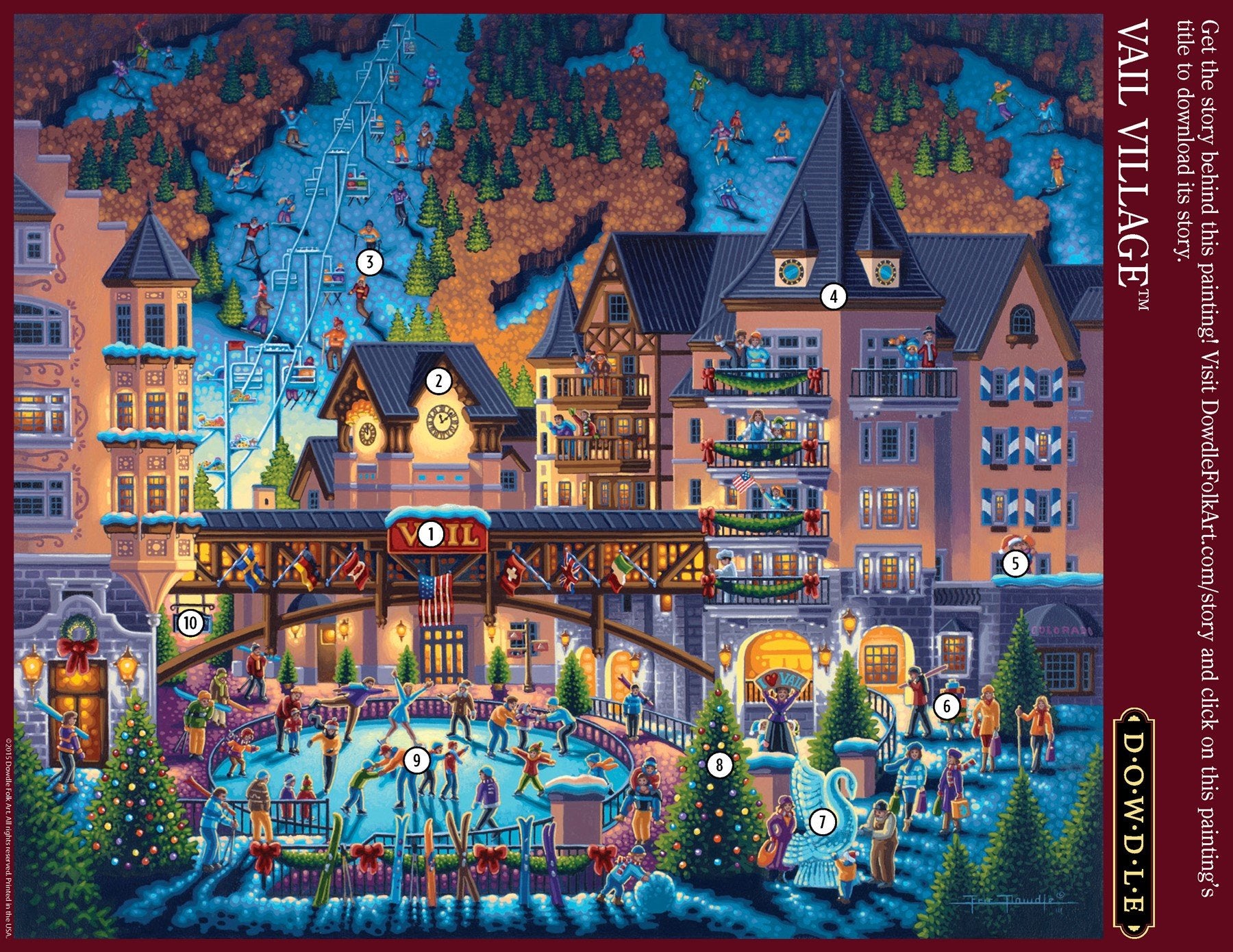 Vail Village | 500 Piece Dowdle Jigsaw Puzzle