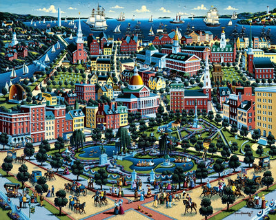 Boston Common - Wooden Puzzle
