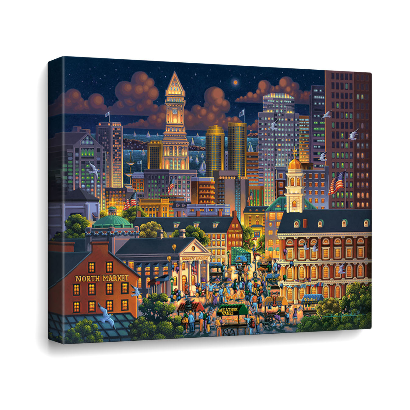 Boston Market Canvas Gallery Wrap