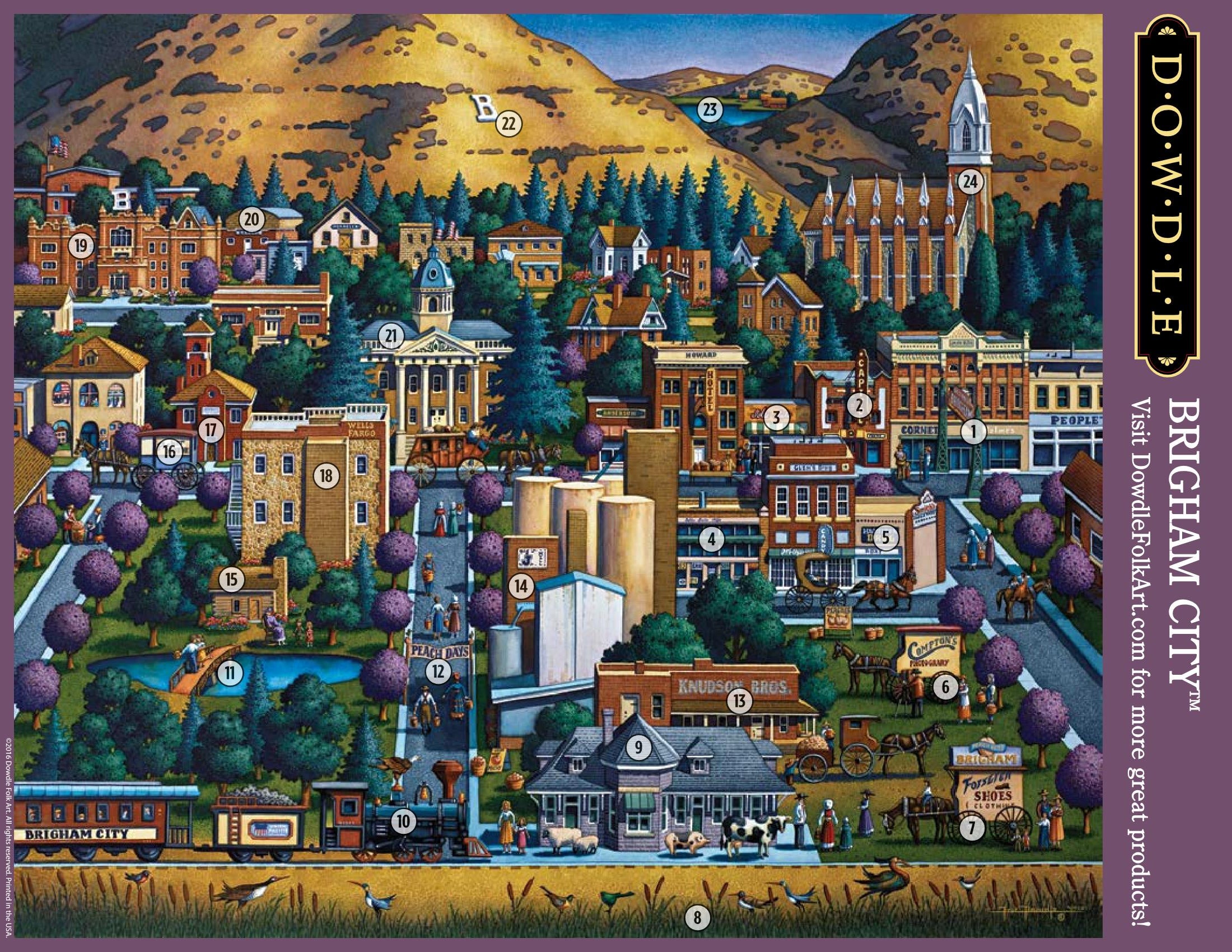 Brigham City Canvas Gallery Wrap