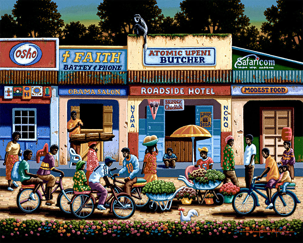Business District Fine Art