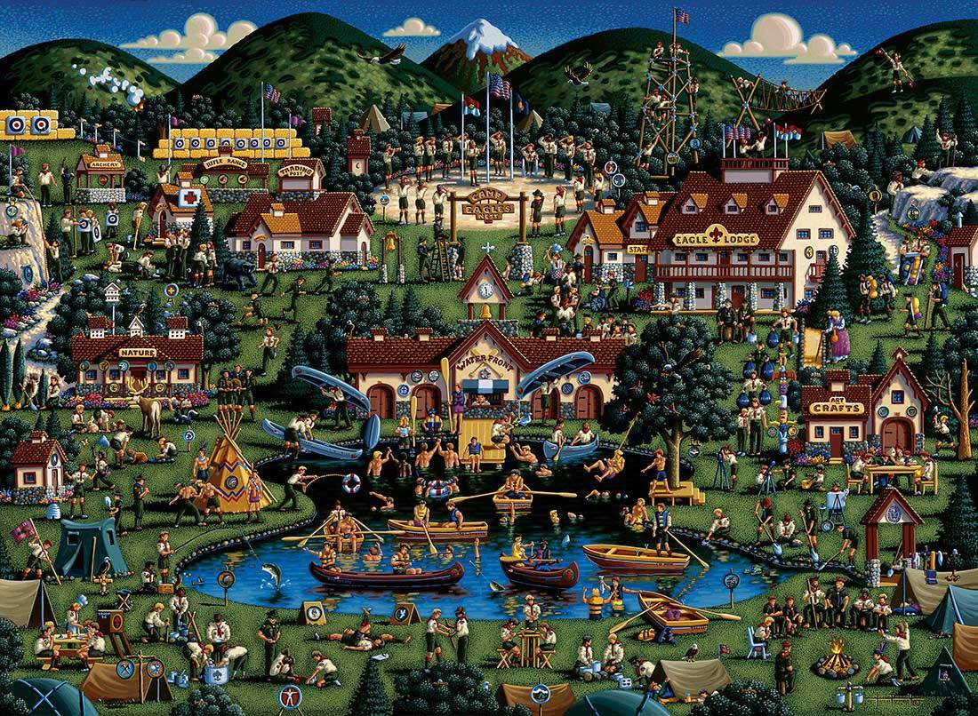 Camp Eagles Nest Canvas Gallery Wrap