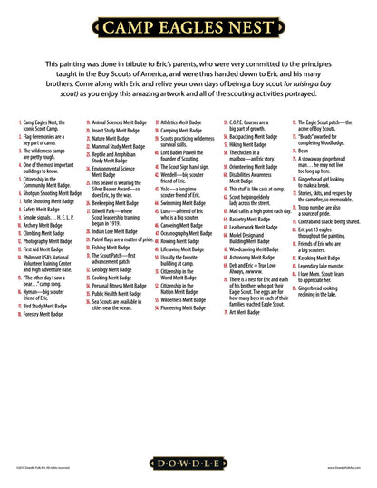 Camp Eagles Nest Canvas Gallery Wrap