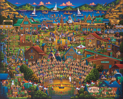 Camp Maple Dell - Wooden Puzzle