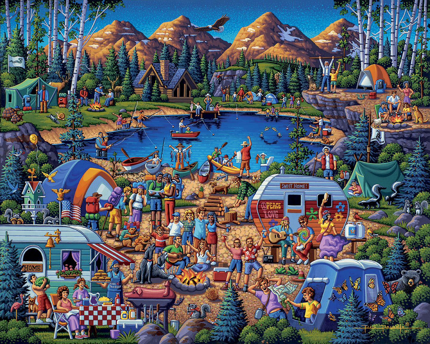 Camping Adventure | 210 Piece Personal Puzzle