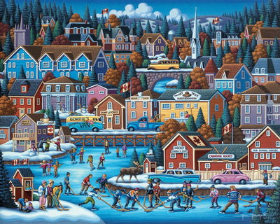 Canadian Hockey - Wooden Puzzle