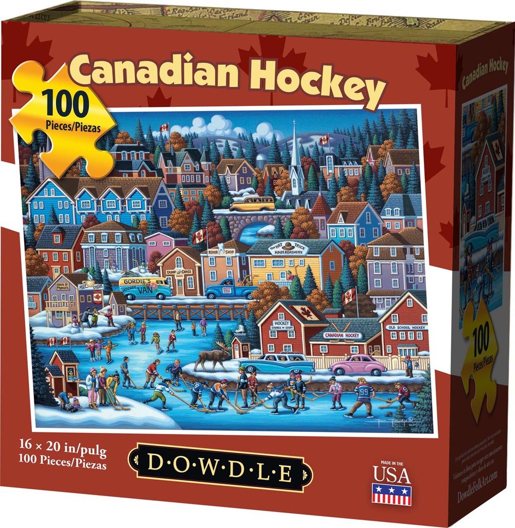 Canadian Hockey | 100 Piece Dowdle Jigsaw Puzzle